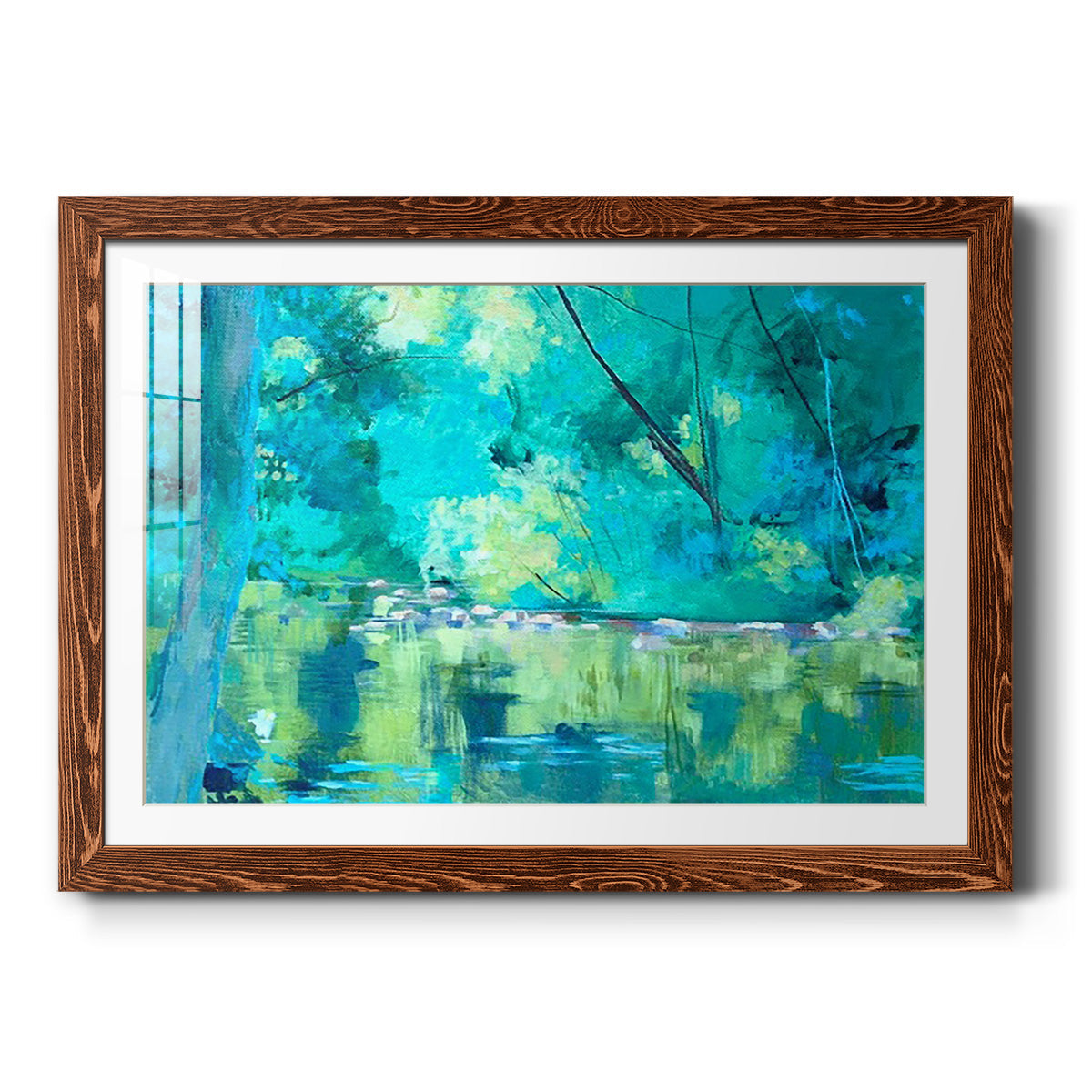 Housatonic River - Barnwood Framed Art Print