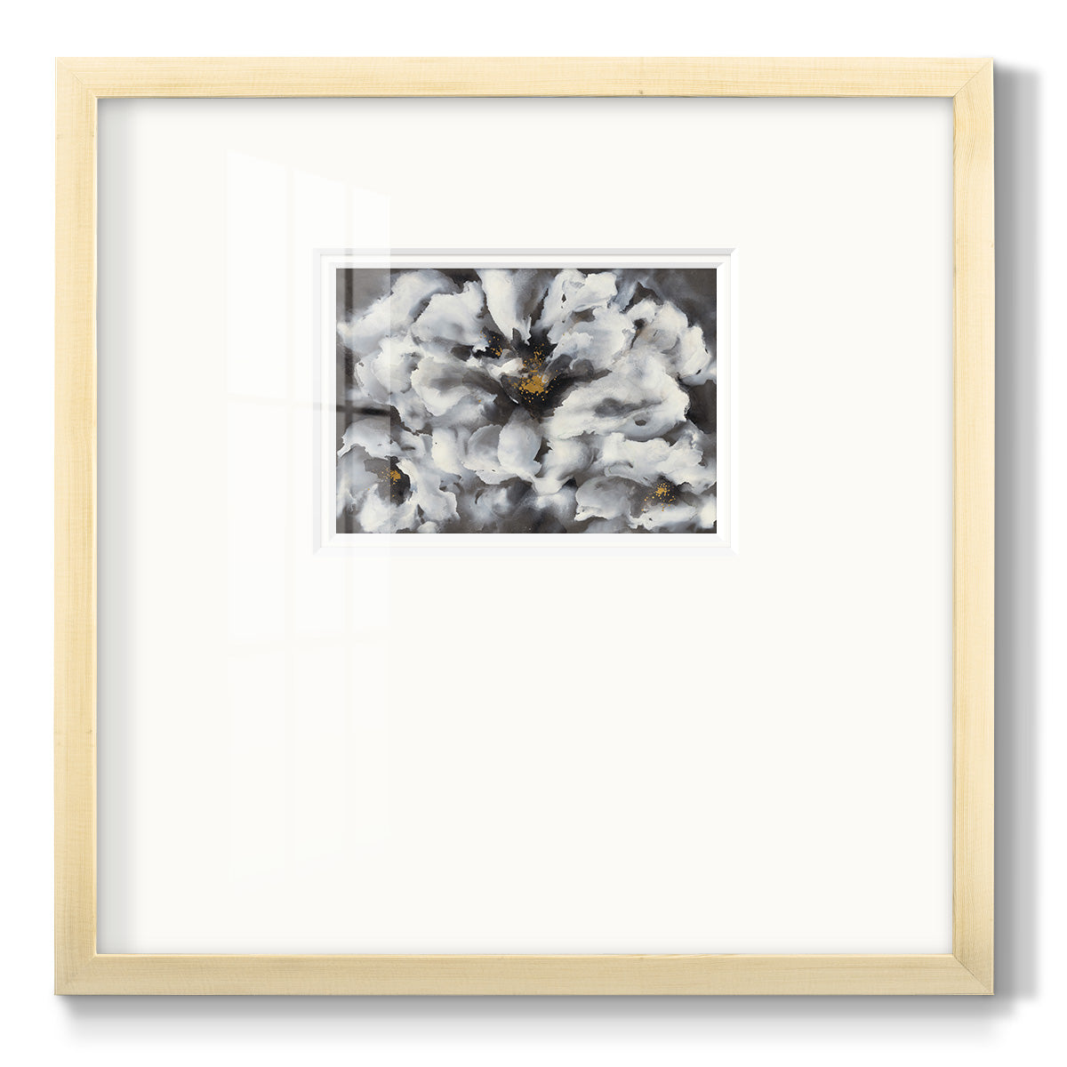 Peonia- Premium Framed Print Double Matboard