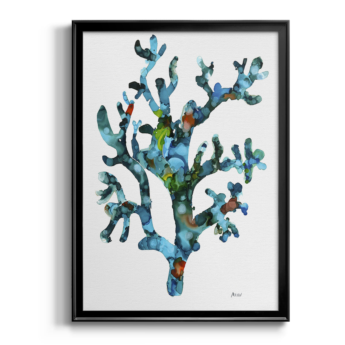 Sea Coral I - Modern Framed Canvas Print