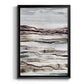 Muted Earth Layers I - Modern Framed Canvas Print