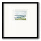 Coastline Splash I - Double Matboard Framed Print