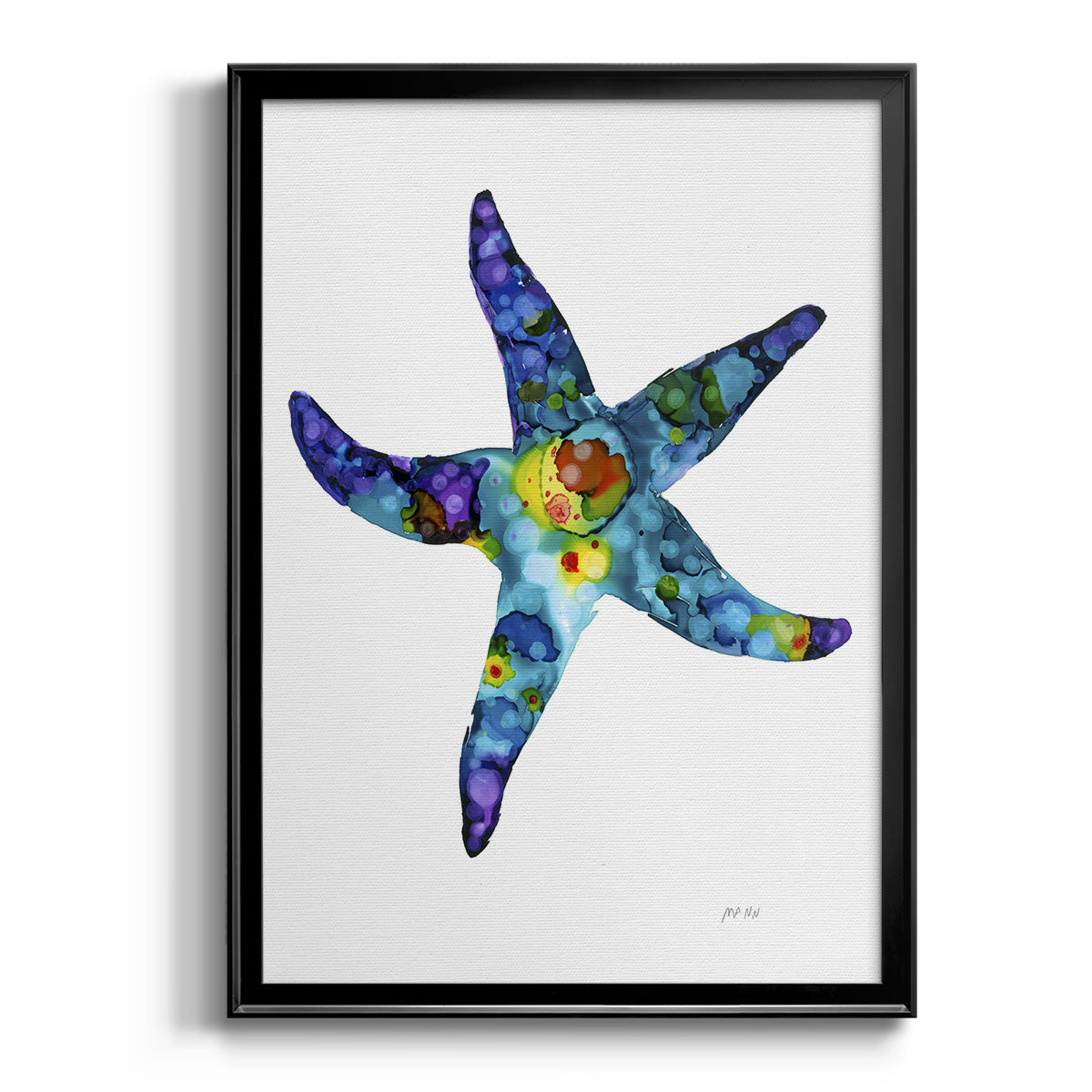 Sea Star - Modern Framed Canvas Print