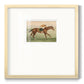 Vintage Equestrian II Premium Framed Print Double Matboard