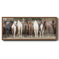 Haystack Happy - Floater Framed Canvas Print