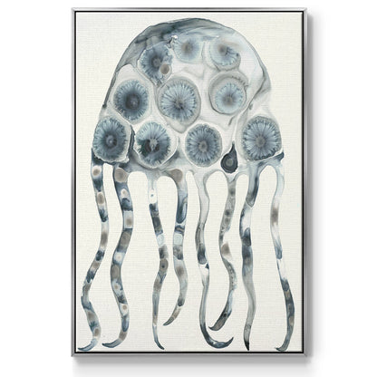 Silver Jelly  -  Framed Canvas Print
