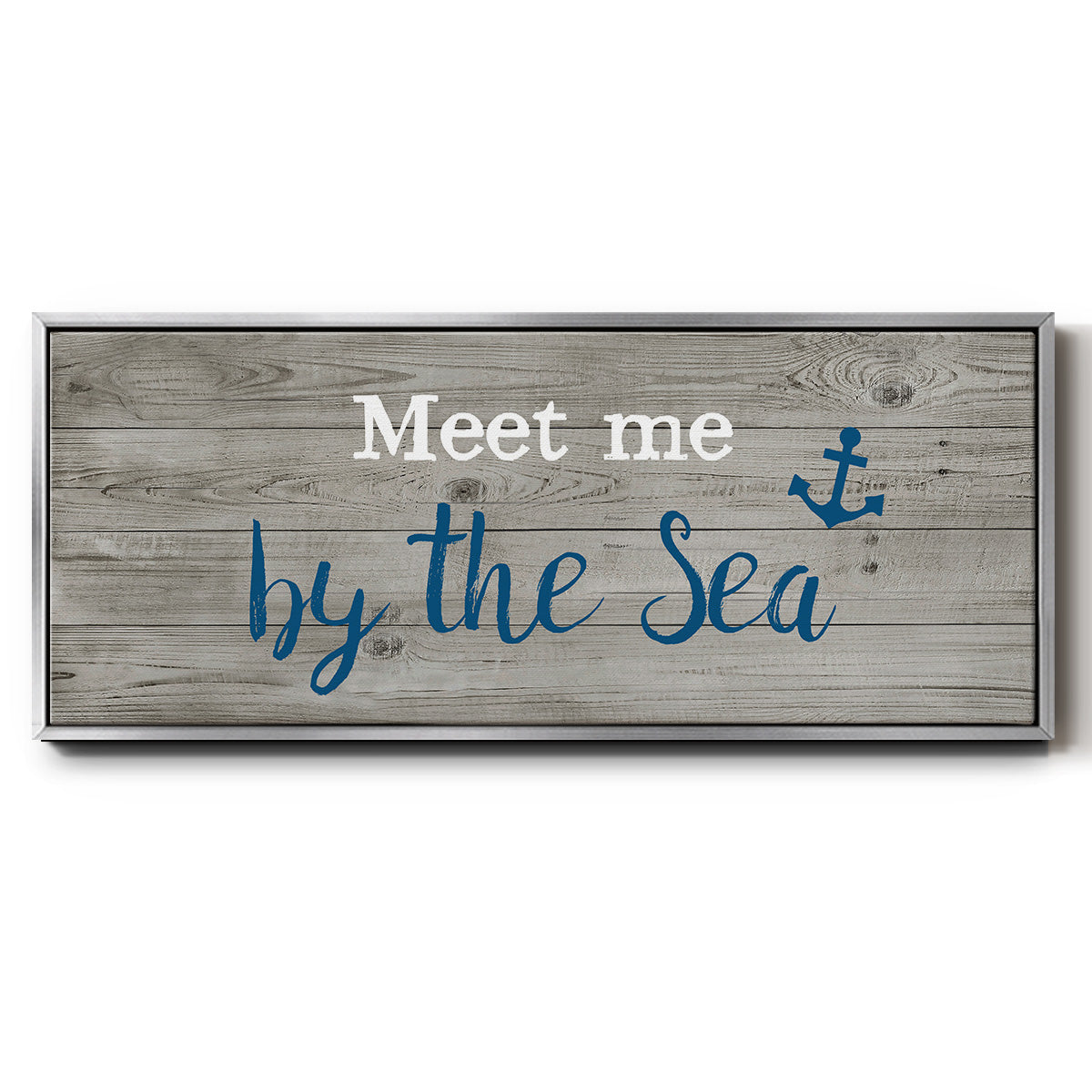 Meet Me - Floater Framed Canvas Print