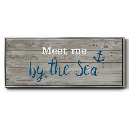 Meet Me - Floater Framed Canvas Print
