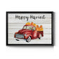 Happy Harvest Truck Premium Classic Framed Canvas - Ready to Hang