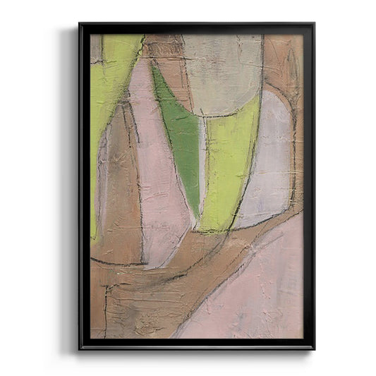Many Layers I - Modern Framed Canvas Print