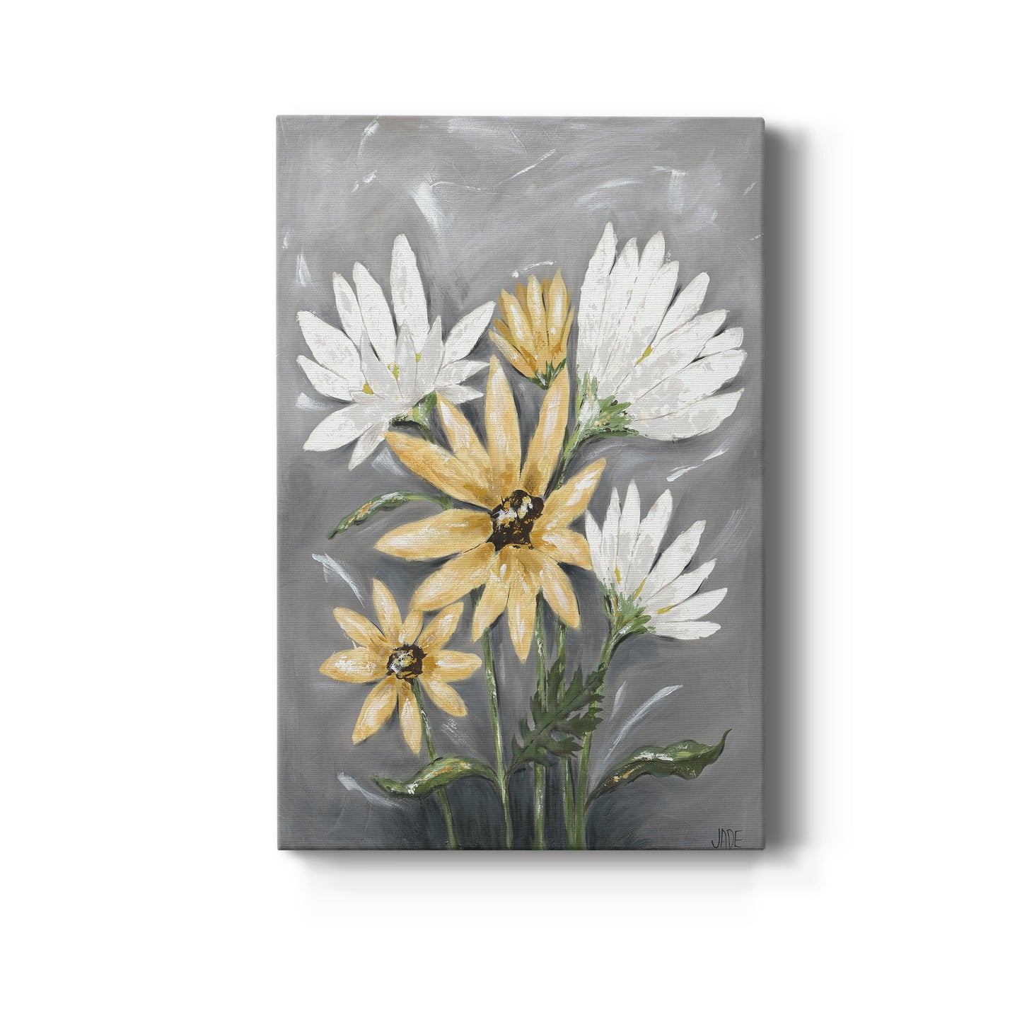 Summer Daisies I Premium Gallery Wrapped Canvas - Ready to Hang