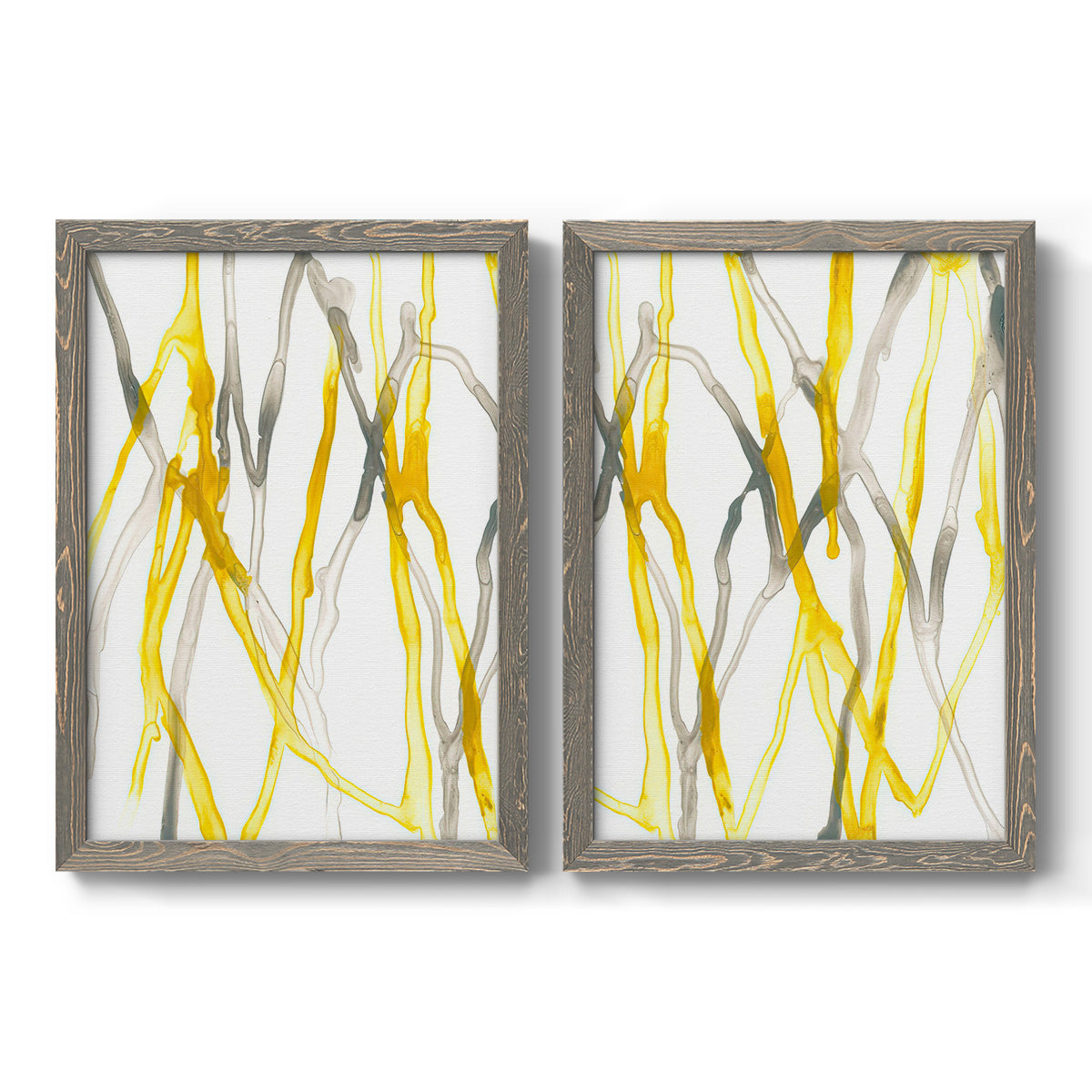 Runnel XIX - Premium Framed Canvas 2 Piece Set - Ready to Hang