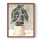 Potted Houseplant I - Restickable Framed Art Print