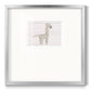 Floral Giraffe - Double Matboard Framed Print