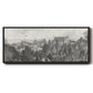 City of Cleveland - Floater Framed Canvas Print