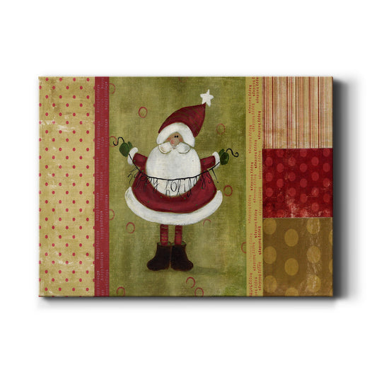 Holiday Santa - Canvas Art Print