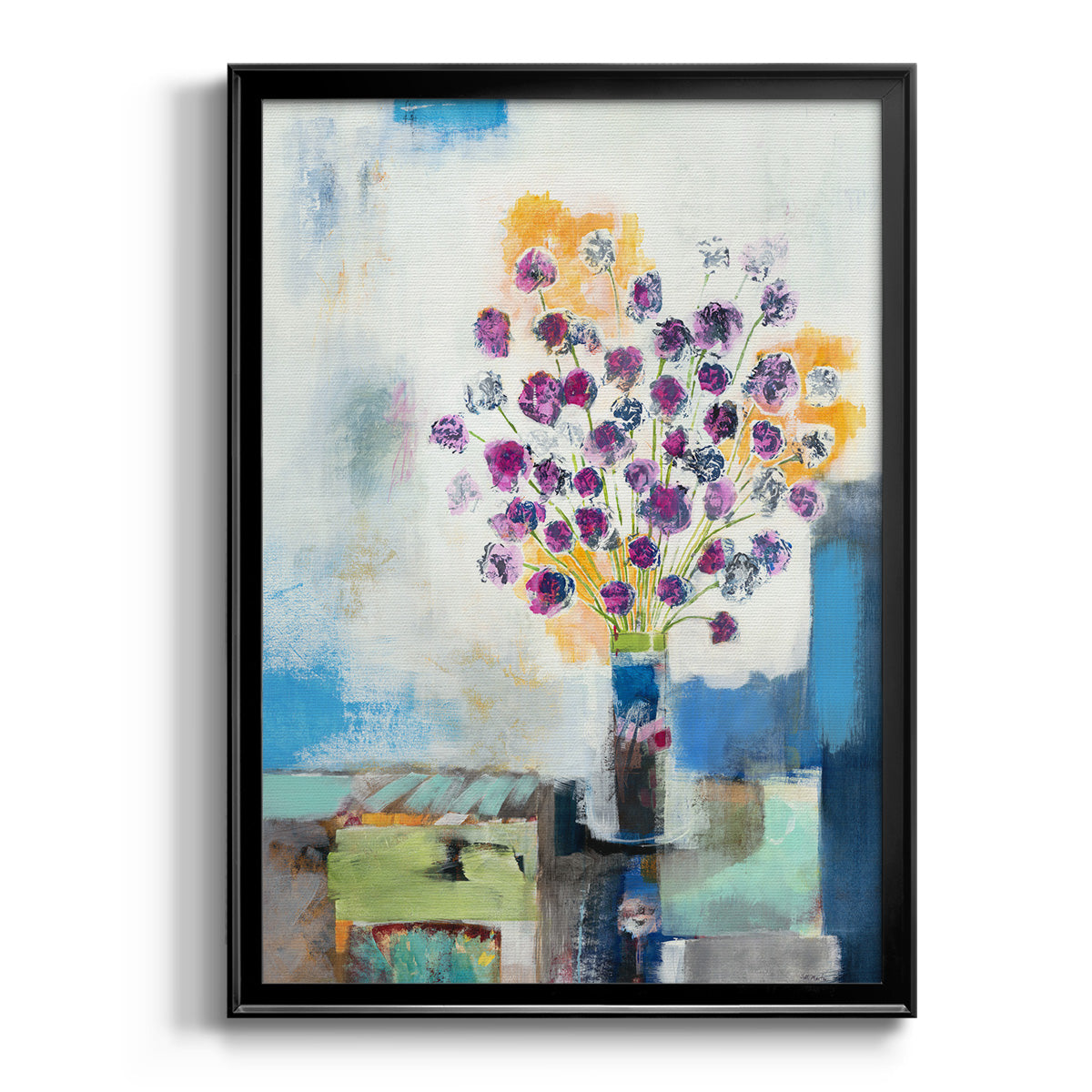 On A Quiet Day - Modern Framed Canvas Print