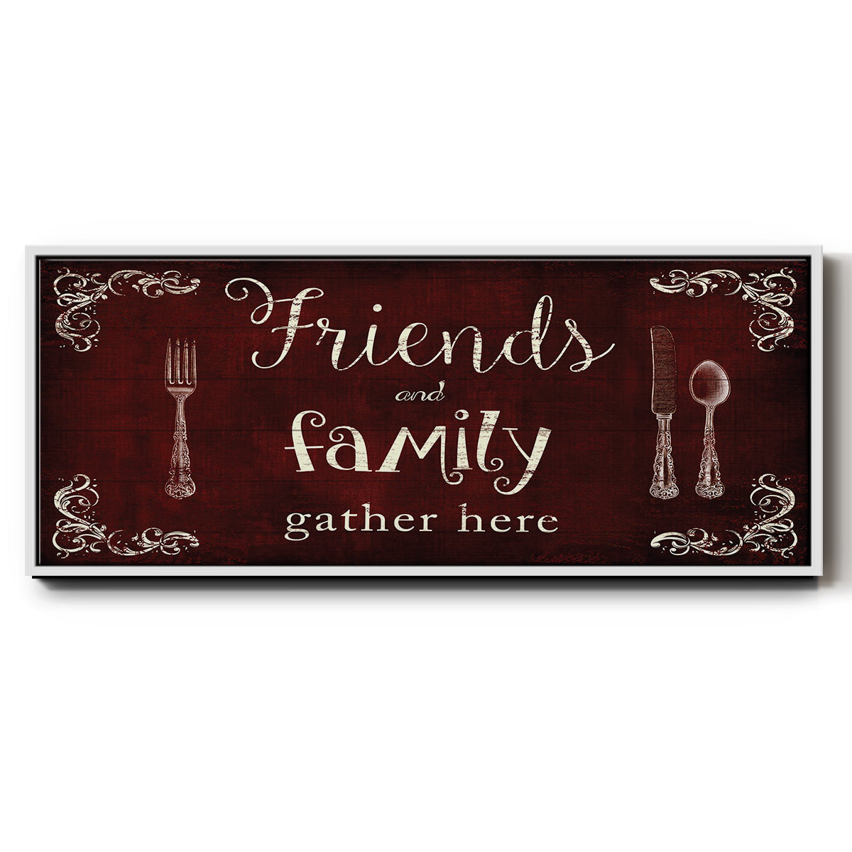 Friends and Family - Floater Framed Canvas Print