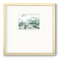 Verdant Hillside I Premium Framed Print Double Matboard