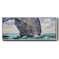 The Manneport, Seen from Below, 1883 - Floater Framed Canvas Print