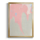 Blushing Abstract IV - Modern Framed Canvas Print