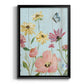 Wildflower Flutter II - Modern Framed Canvas Print