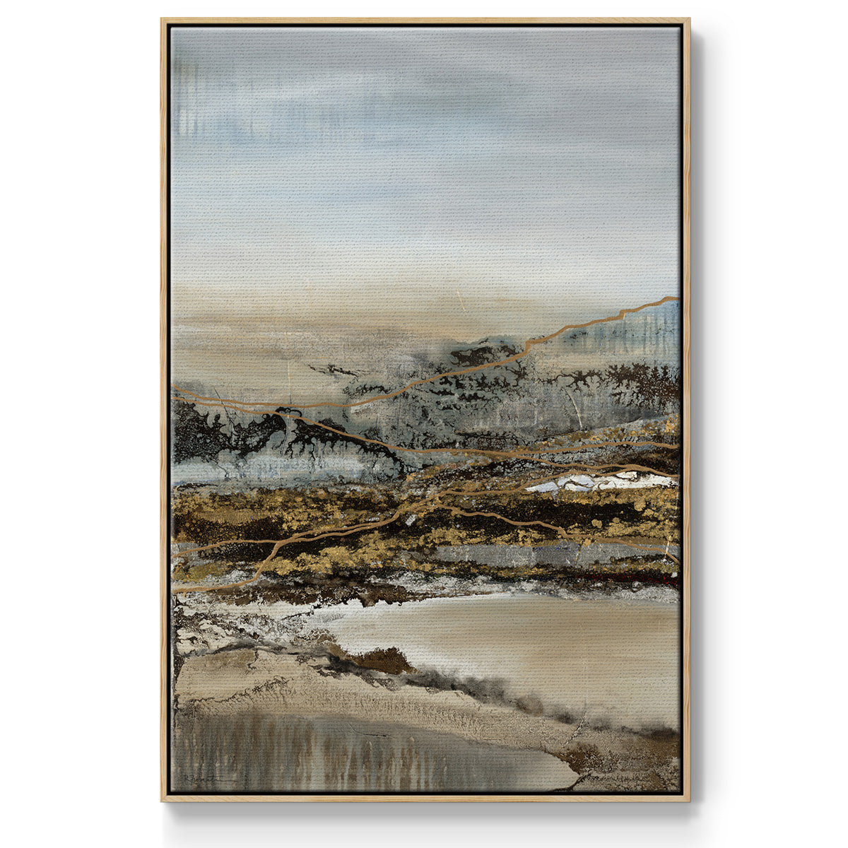 Annual Journey - Floater Framed Canvas Print