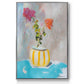 Coin Purse Full of Petals - Floater Framed Canvas Print