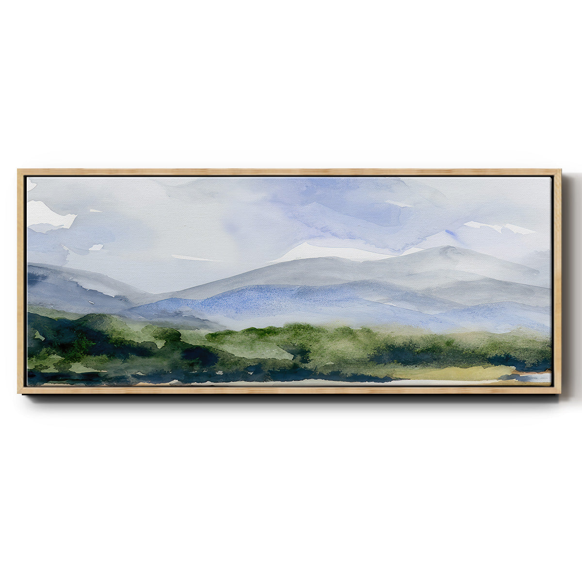 Blue Ridge II - Floater Framed Canvas Print
