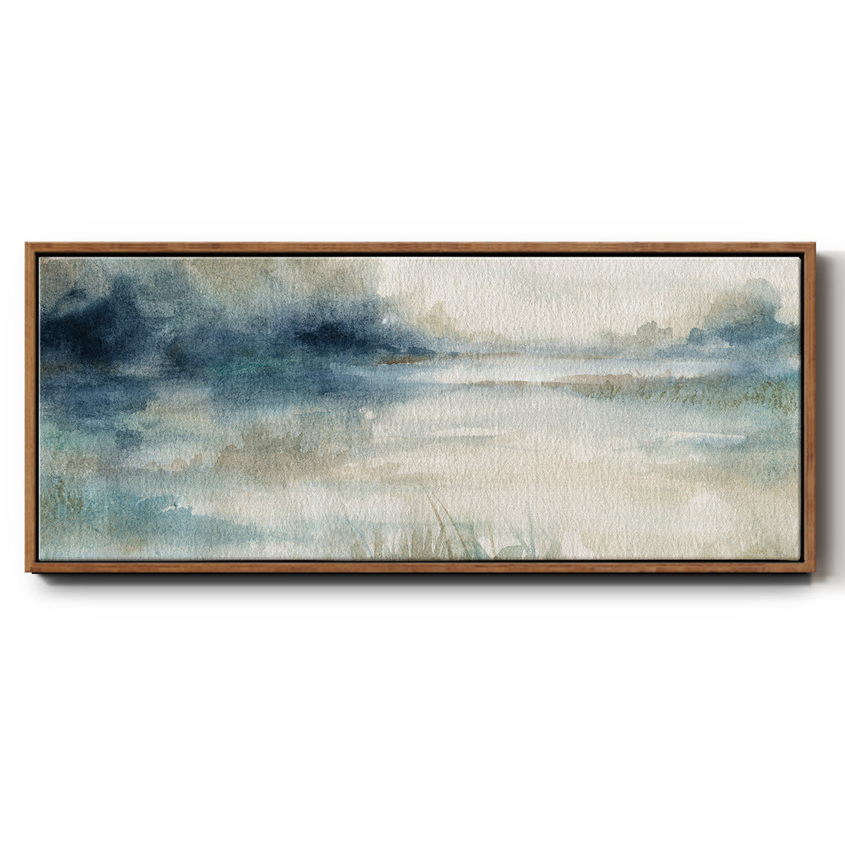 Still Evening Waters II - Floater Framed Canvas Print
