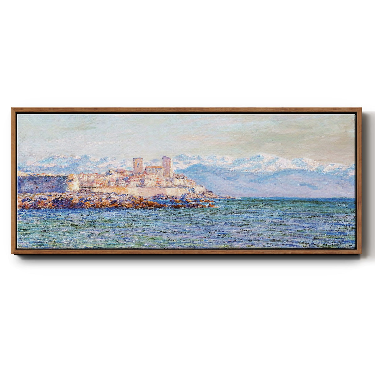The Old Fort at Antibes, 1888 - Floater Framed Canvas Print