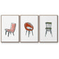 Take a Seat IV - Floater Framed Canvas Set