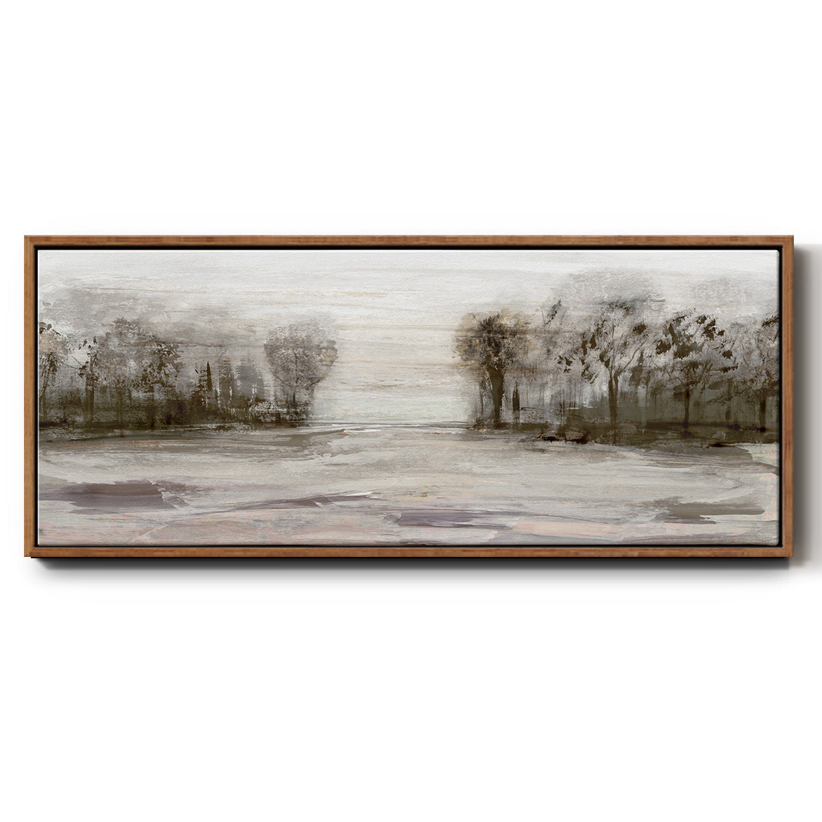 Near Graham Mountain - Floater Framed Canvas Print