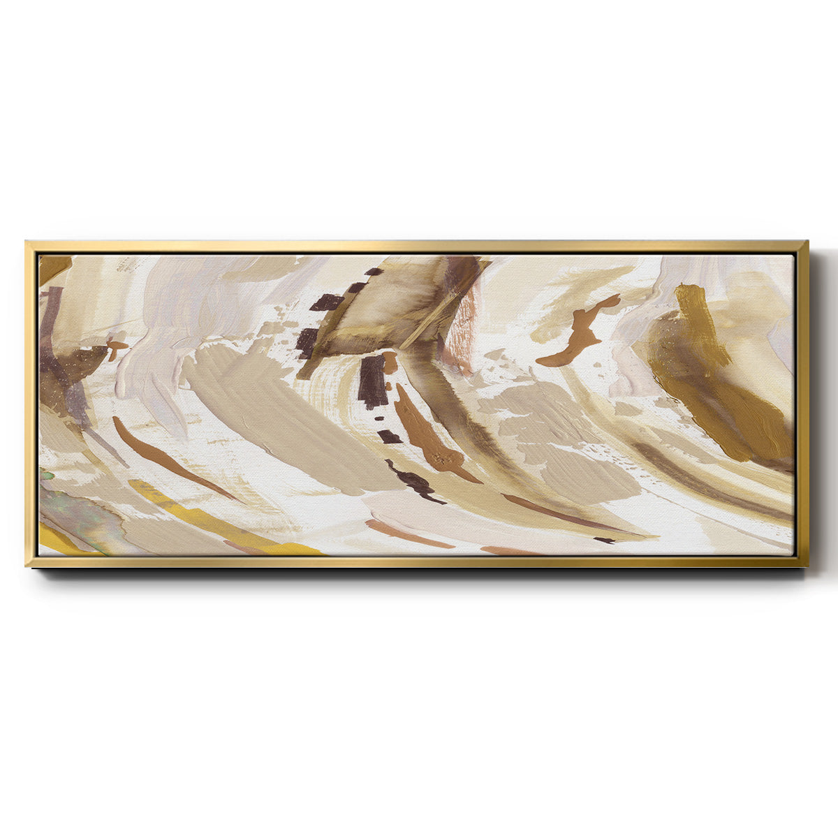 Desert Path - Floater Framed Canvas Print