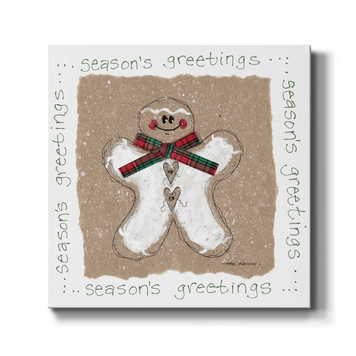 Gingerbread Man - Canvas Art Print