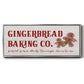 Gingerbread Baking Co - Floater Framed Canvas Print