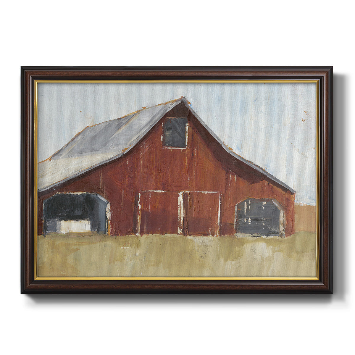 Rustic Red Barn I Premium Framed Canvas- Ready to Hang