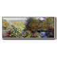The Corner of the Garden at Montgeron, 1876 - Floater Framed Canvas Print