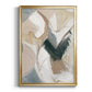 Marble Lines II - Modern Framed Canvas Print