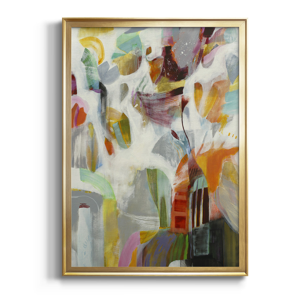 Renewal - Modern Framed Canvas Print