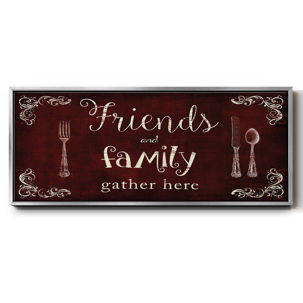 Friends and Family - Floater Framed Canvas Print