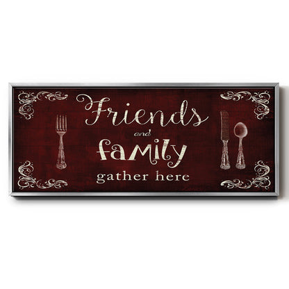 Friends and Family - Floater Framed Canvas Print
