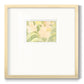 Verdant Floral Abstract II Premium Framed Print Double Matboard