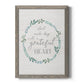 Start Each Day - Barnwood Framed Canvas Print
