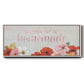 Happiness is Homemade - Floater Framed Canvas Print