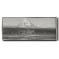 Mount Hood from the Columbia - Floater Framed Canvas Print