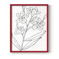 Botanical Sketch I - Restickable Framed Art Print