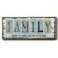 Family Where Life - Floater Framed Canvas Print