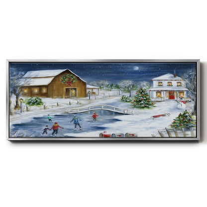 Winter Wonderland - Floater Framed Canvas Print