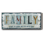 Family Where Life - Floater Framed Canvas Print
