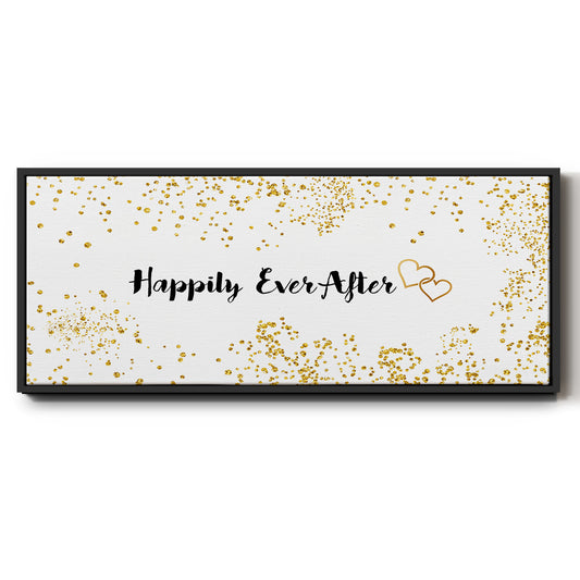 Happily Ever After - Floater Framed Canvas Print